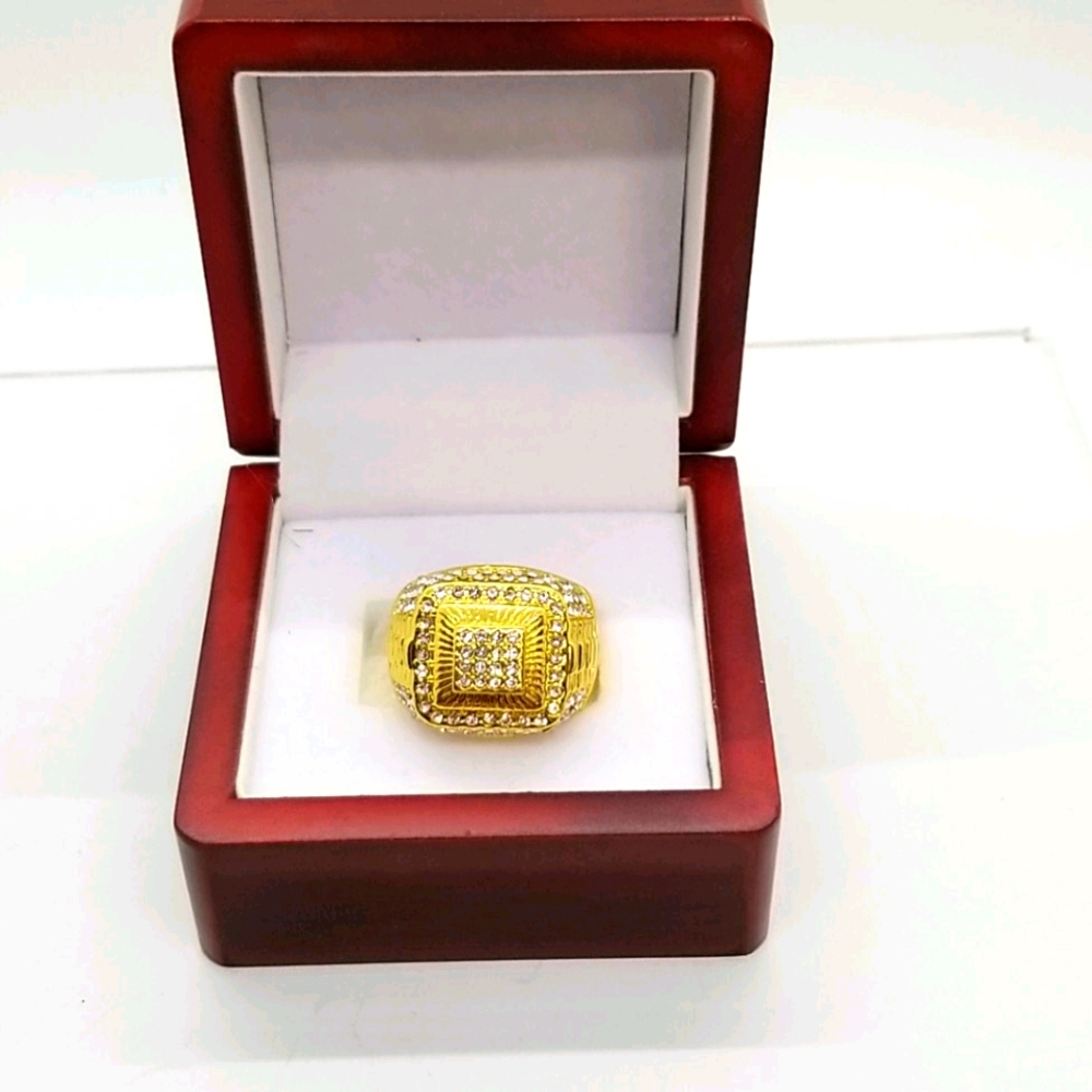 Mans Iced Ring